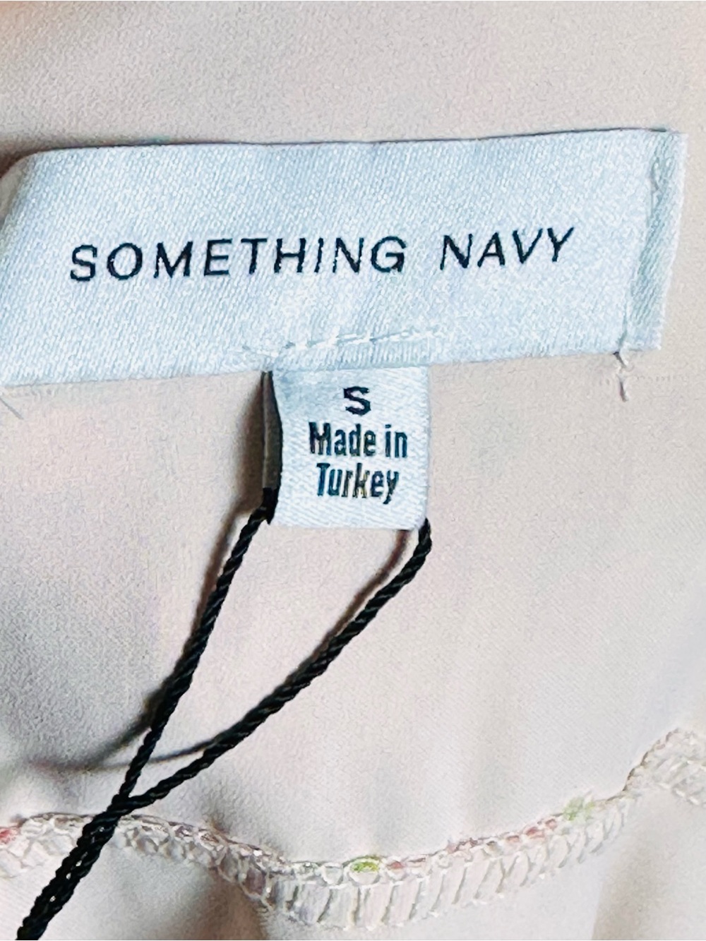 Something Navy Floral Pleated Tiered Dress S Romantic Chiffon Ruffle Pull On. - Picture 11 of 13